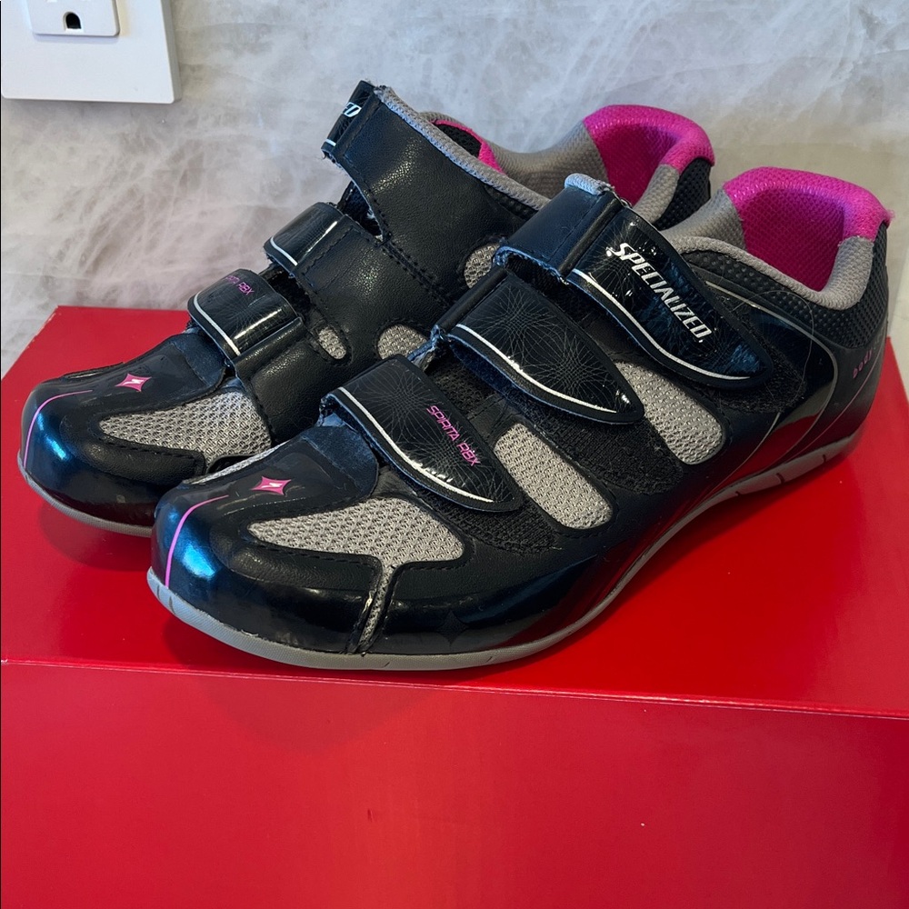 Specialized Women's Spirita RBX Black and Pink Cycling Shoes